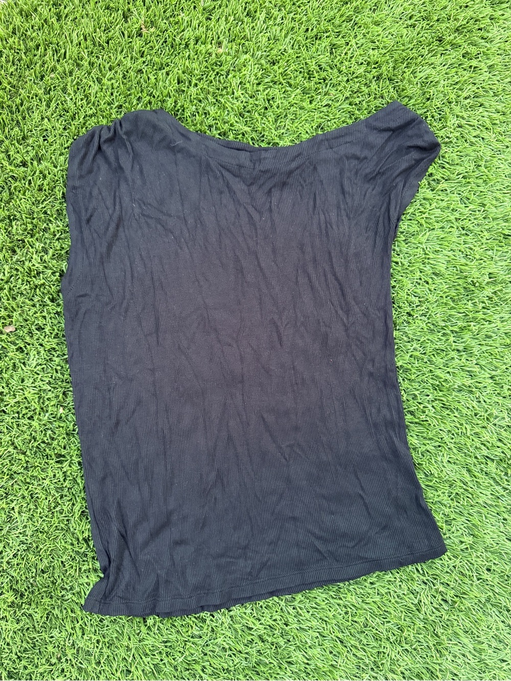 Threads 4 Thought Black Short Sleeve Ribbed Tee